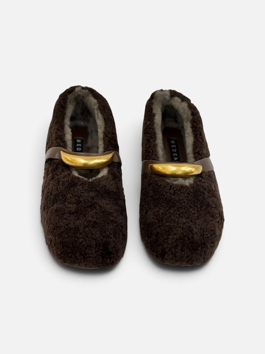 Black Velvet Loafers with Cold Buckle