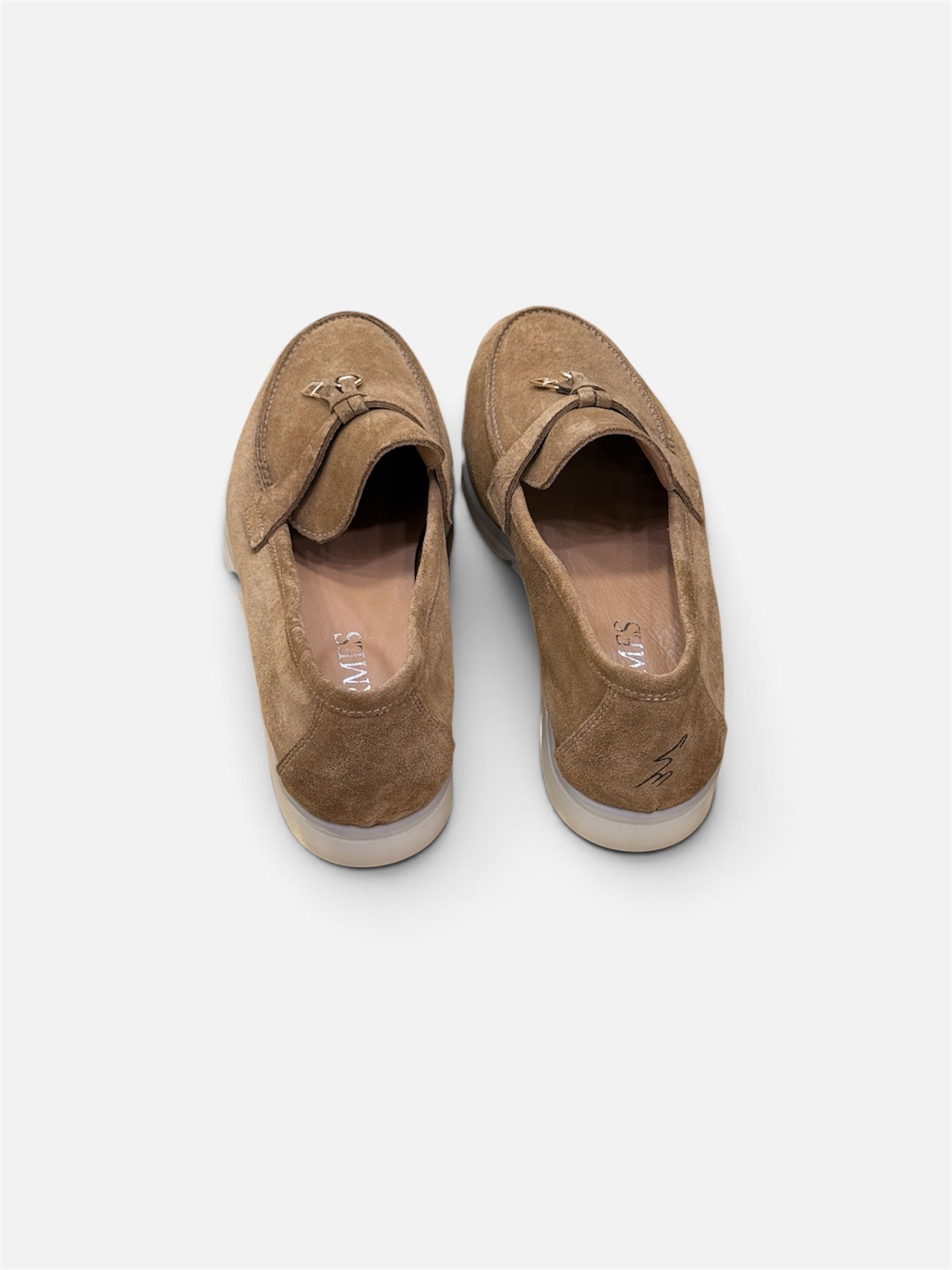 Brown Classic Suede Horsebit Loafers