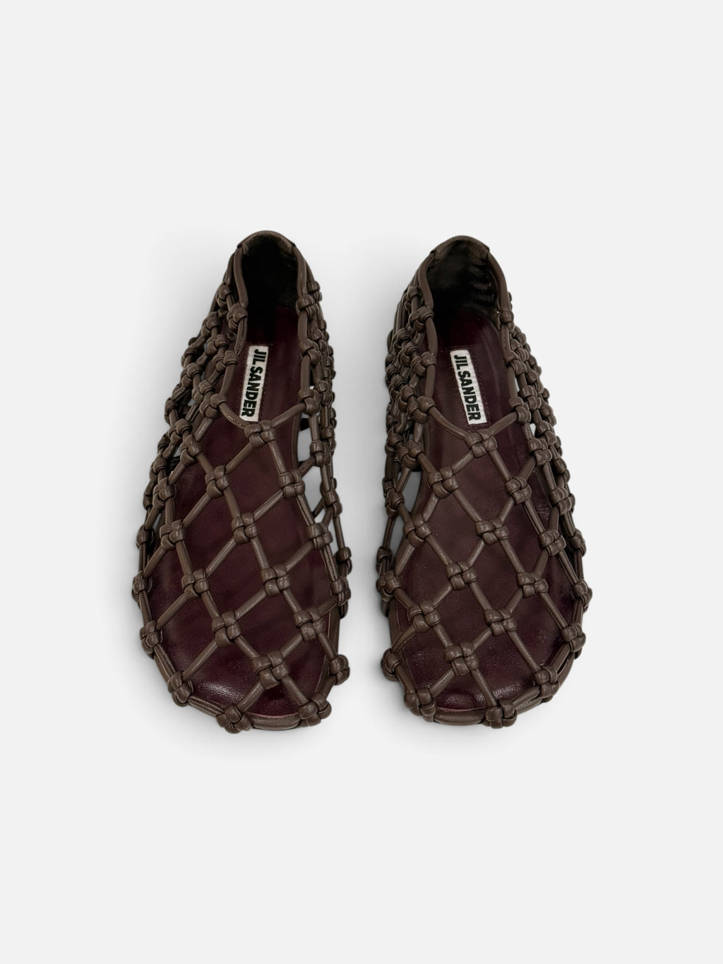 Burgundy Woven Leather Moccasins – Casual Slip-On Shoes