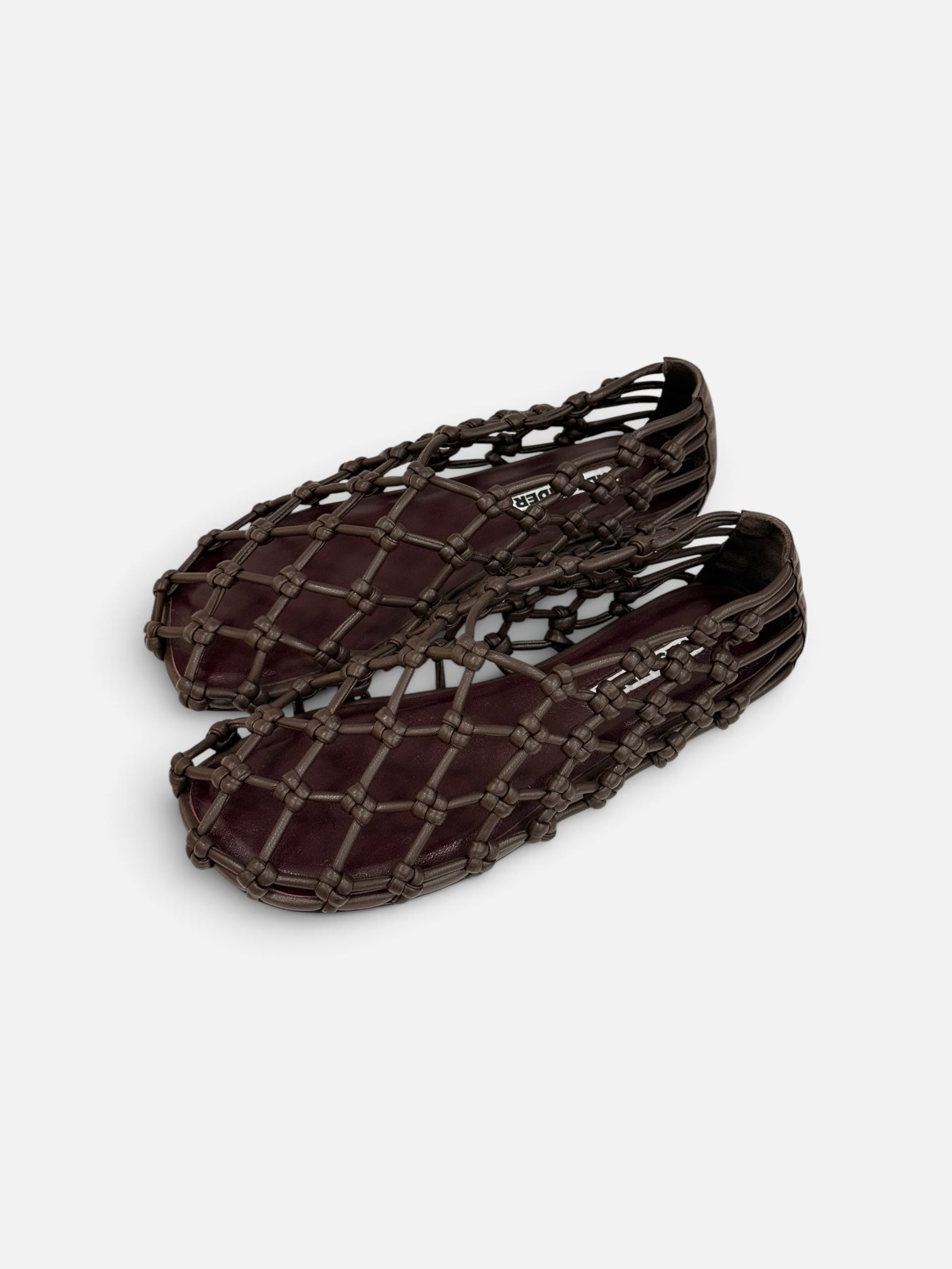 Burgundy Woven Leather Moccasins – Casual Slip-On Shoes